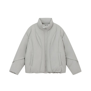 
FORNINES three-proof leather stand-collar white duck down down jacket men's trendy brand winter American cold-proof jacket for women