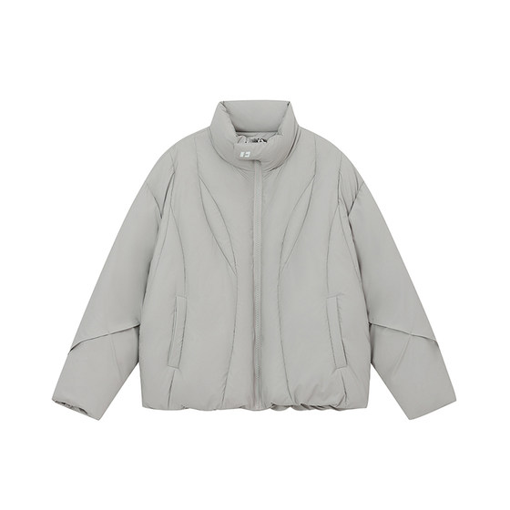 
FORNINES three-proof leather stand-collar white duck down down jacket men's trendy brand winter American cold-proof jacket for women