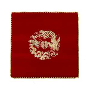 
A pair of kneeling mats for kneeling and worshiping tea changing cushions for red wedding wedding bride wedding mat set supplies