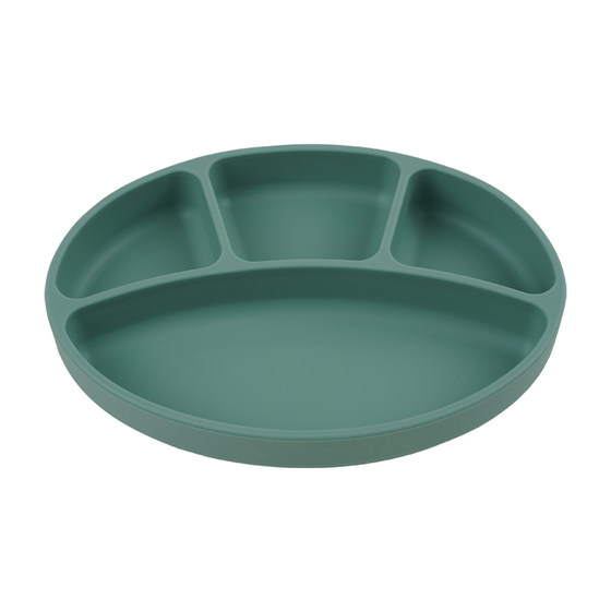 Korean MODUI baby dining plate supplementary food and dinner plate integrated silicone baby suction cup pesus meal tableware
