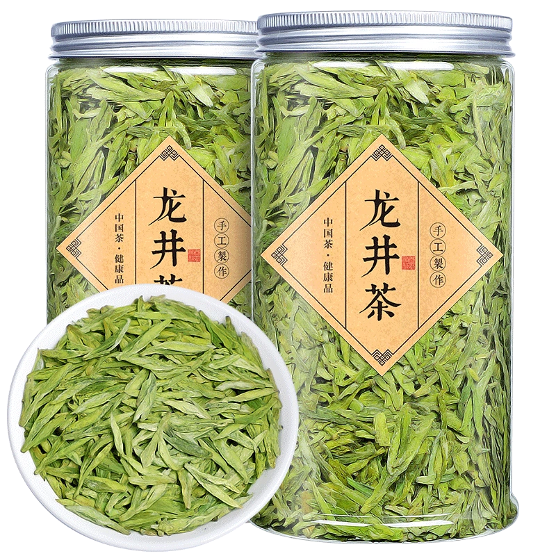 2024年新茶正宗明前龙井茶特级茶叶杭州区绿茶春茶散装罐装500g-Taobao