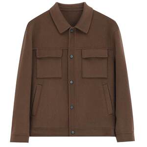 
MindBridge [Cashmere] Men's Work Lapel Woolen Coat 2025 Winter Short Woolen Jacket