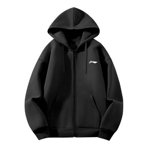 
Li Ning Sports Jacket Men's 2026 Spring and Autumn New Knitted Breathable Cardigan Hooded Casual Sweatshirt Men's Top