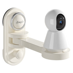 Camera bracket without punching suction cup outdoor waterproof corner tray retractable rotating fluorite surveillance universal