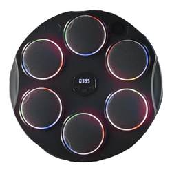 Music boxing machine connected to Bluetooth boxing wall target for household use