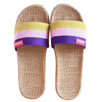
Linen slippers for summer home use for couples
