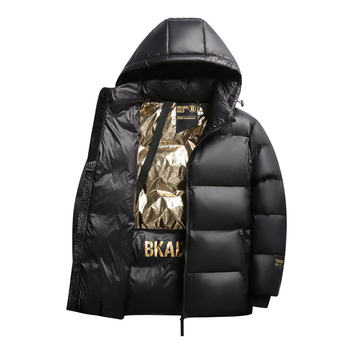
[280g] White Goose Down Jacket Hengyuanxiang Black Gold