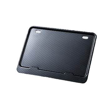 <Day Delivery>Motorcycle Back License Frame Scooter Universal Tail Plate Frame Solid Aluminum Alloy Frame with a Scooter