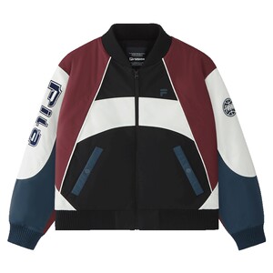 
FILA FUSION Fila trendy brand cotton clothing for women 2026 spring new casual color matching loose jacket baseball uniform