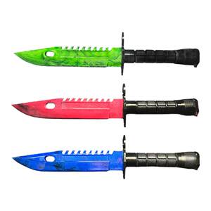 CSGO game peripheral m9 thorn blade model toys do not open the blade resin ornament Doppler claw knife table to handle
