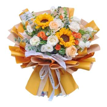 Ouya paper flower wrapping paper double-sided two-color flower wrapping paper