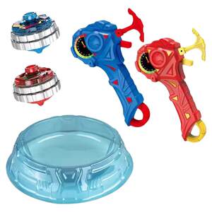 
Explosive armor super-changing battle top luminous version alloy magic rotating toy battle free battle disk top children's toy