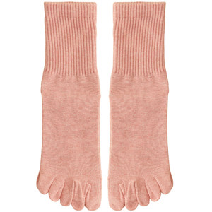 
Women's five-finger socks, pure cotton, autumn and winter mid-length, cotton split-toe, thick, warm, anti-athlete, anti-odor stockings, boneless