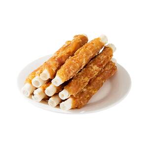 Dog's teeth rod, cowhide, biting teeth, dog bone puppies, small dog medium -sized dogs, teddy Corgi pet snacks

