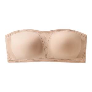 
Special invisible and non-marked strapless bra for suspenders skirts for women with anti-slip front buckles for breast wrapping and anti-exposure bra