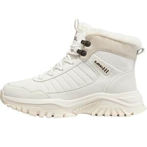 [Broken Code Clearance] Camel Sports Shoes Men's and Women's Official Flagship Store Mid -high Gangs Windproof and Velvet Warm Casual Shoes
