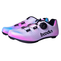 Boodun Burton Cycling Shoes Women's Road Bike Lock Shoes Professional Breathable Bicycle Hard-soled Cycling Lock Shoes Summer