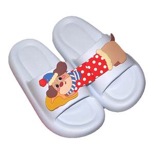 
Slim strips Personalized sleeping dog slippers for men and women in bathroom bathing, non-slip couples in summer home sandals