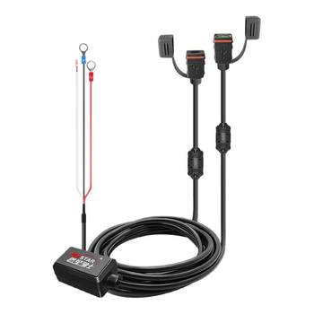 Enxing Knight USB+Type-c Double-port waterproof fast charging