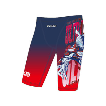 Zhouke children's swimming trunks men's five-point professional swimming training boy Ultraman Jed Quick-drying chlorine-resistant racing swimsuit