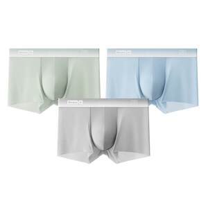 
3 pieces of banana 501Cool men's boxer briefs ice silk breathable boxer shorts modal boys