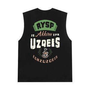 
T-shirt, basketball casual cotton sleeveless vest, men's American high street inner wear ins trendy sports street vest top