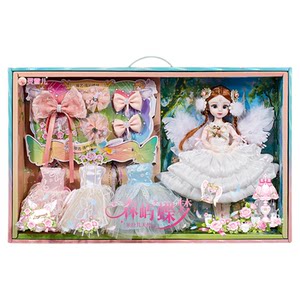 
Doll Toy Girl Princess Dress Up Set 6 Large Gift Box 8-12 Years Old 2026 New Gift Birthday Gift