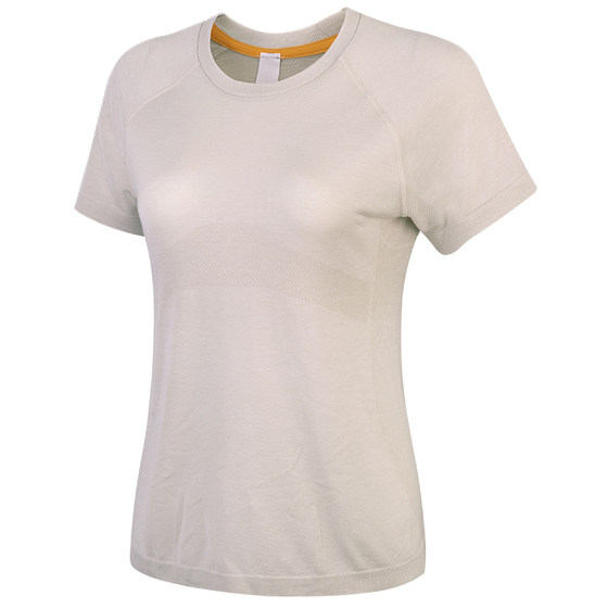 
Lanwen wool sports short-sleeved women's breathable quick-drying yoga suit outdoor professional running body clothes T-shirt in summer