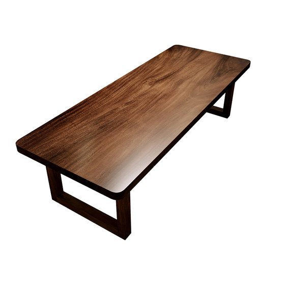 
South American walnut desk tea table integrated dining table long office desk light luxury large board computer table home solid wood