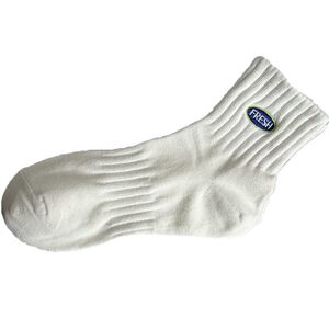 5 pairs of spring and summer medium and short socks pure cotton sweat-absorbent and breathable men and women socks trendy ins letter white sports socks
