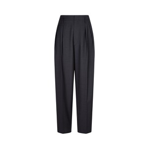 [Seiko Series] LESS Suit Harem Pants Women's Commuting Solid Color High Waist Tapered Casual Pants 2P2E12580