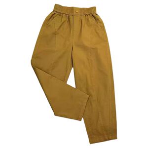 
Washed cotton thin casual pants women's new summer style splicing slim high-waisted harem loose and versatile carrot nine-point pants