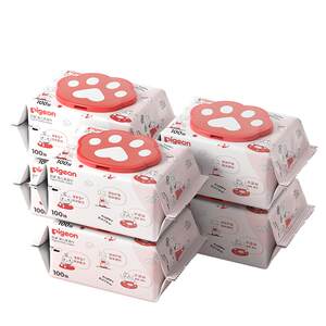 Pigeon Baby Cat Claw Wet Scarf Newborn Babies Thicked Clean 100 Picks [Pigeon official flagship store genuine]
