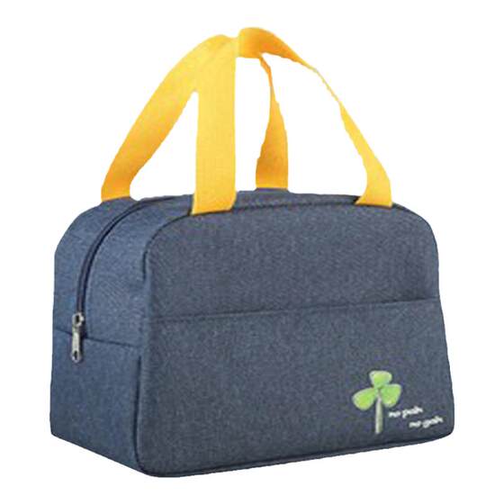 
Lunch box bag waterproof and oil-proof hand-held insulation bag aluminum foil thickened lunch office worker handbag bento bag