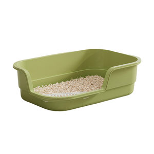 
Kitten litter box extra large splash-proof cat toilet Big Mac low entrance milk cat poop basin big fat cat pet supplies