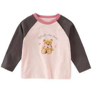 
David Bella boys long-sleeved T-shirt girls pure cotton bottoming shirt 2026 spring new style children's style top