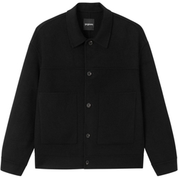 Gxgjeans Men's Winter New Black Sheep Wool Short Double-sided Woolen Coat For Men