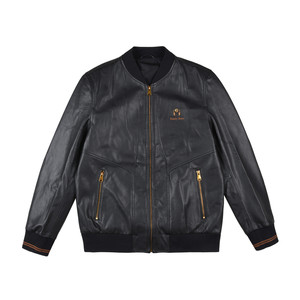 
[Cowhide] Raidy Boer/Redy Boer 2025 Autumn Men's Embroidered Baseball Collar Leather Jacket 2019