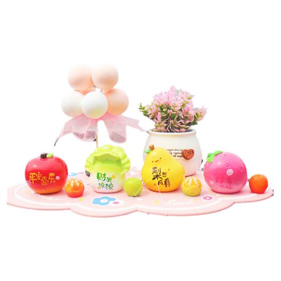 
Ping An Xile Creative Car Ornament Car Decoration 2025 New Persimmon Ruyi Car Interior Supplies