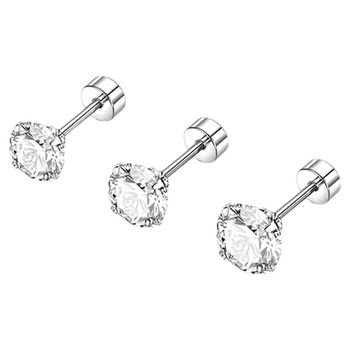Medical titanium steel earrings for women high-end touching earrings