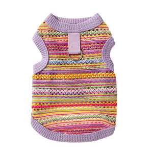 
Woven traction dog clothes spring and summer Teddy Schnauzer Yorkshire terrier small dog pet thin spring vest