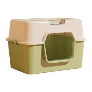 
Cat litter box extra large fully enclosed anti-odor anti-splash cabinet cat toilet cat litter box basin supplies