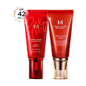
Missha Missha Red bb whitening concealer moisturizing and long-lasting sunscreen isolation foundation liquid that is not easy to remove makeup