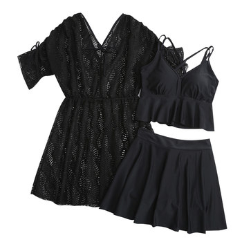 Women's swimsuit 2024 new high-end three-piece set