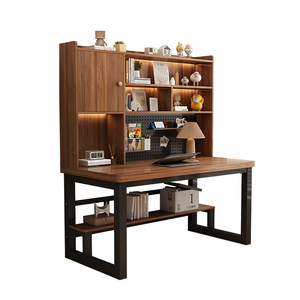 
Computer desk small apartment home desktop computer office desk perforated board learning desk frame integrated combination e-sports table