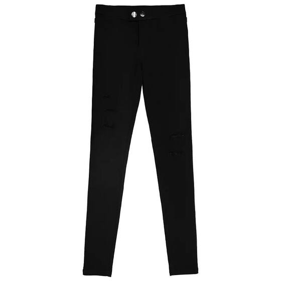 SP68 Magic Pants Female South Korea V12 Autumn and Winter Plus SP-68 High Elastic Powerful Tight Bottom Black Pants