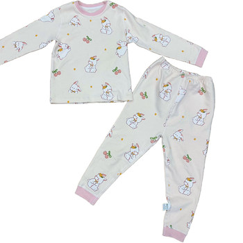 Children's Autumn Clothes and Autumn Pants Set Autumn and Winter Pure Cotton Category A