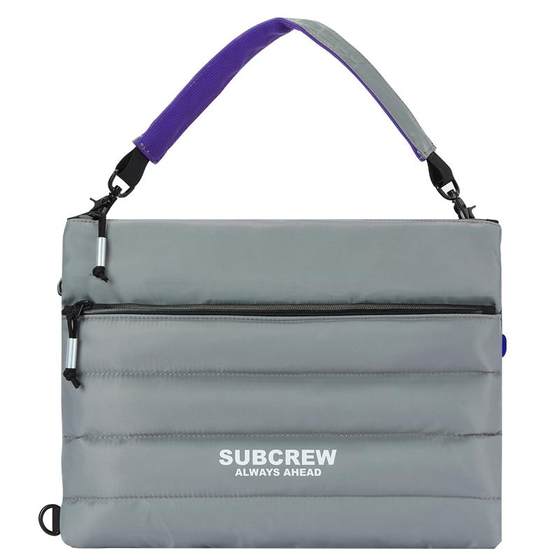
Subcrew niche design high-end cross-span bag commuting 14-inch computer bag filling cotton one-shoulder handbag for men and women