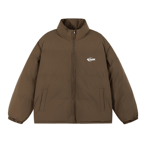 LEMANISM tide card solid color noodle jacket cotton jacket male winter couple couple cotton jacket standing cotton clothes anti -cold suit
