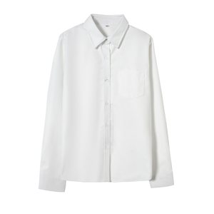 Long sleeved short sleeved JK shirt basic uniform set, spring and autumn college style inner layer jacket, wrinkle resistant white top for women